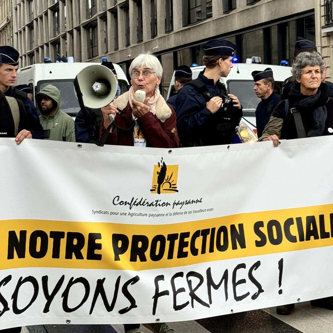 Manif de la confédération paysanne