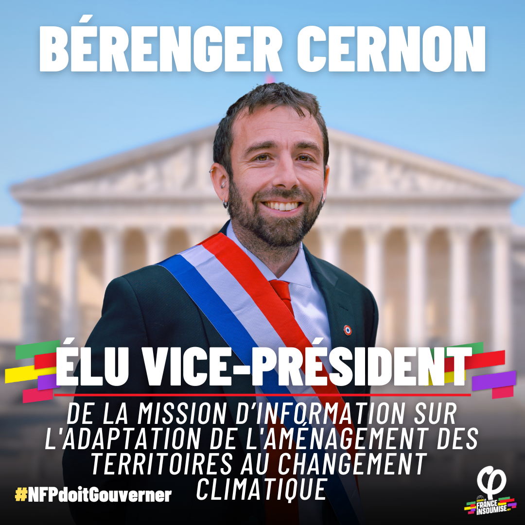 J’ai été élu vice-président !