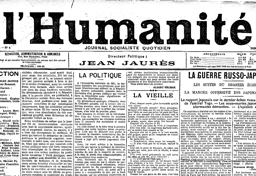 Mon interview dans l’Humanité