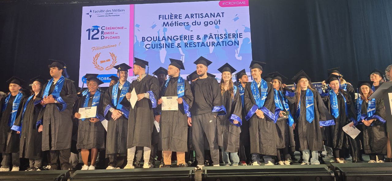 Bravo aux diplômés de la Fac des Métiers