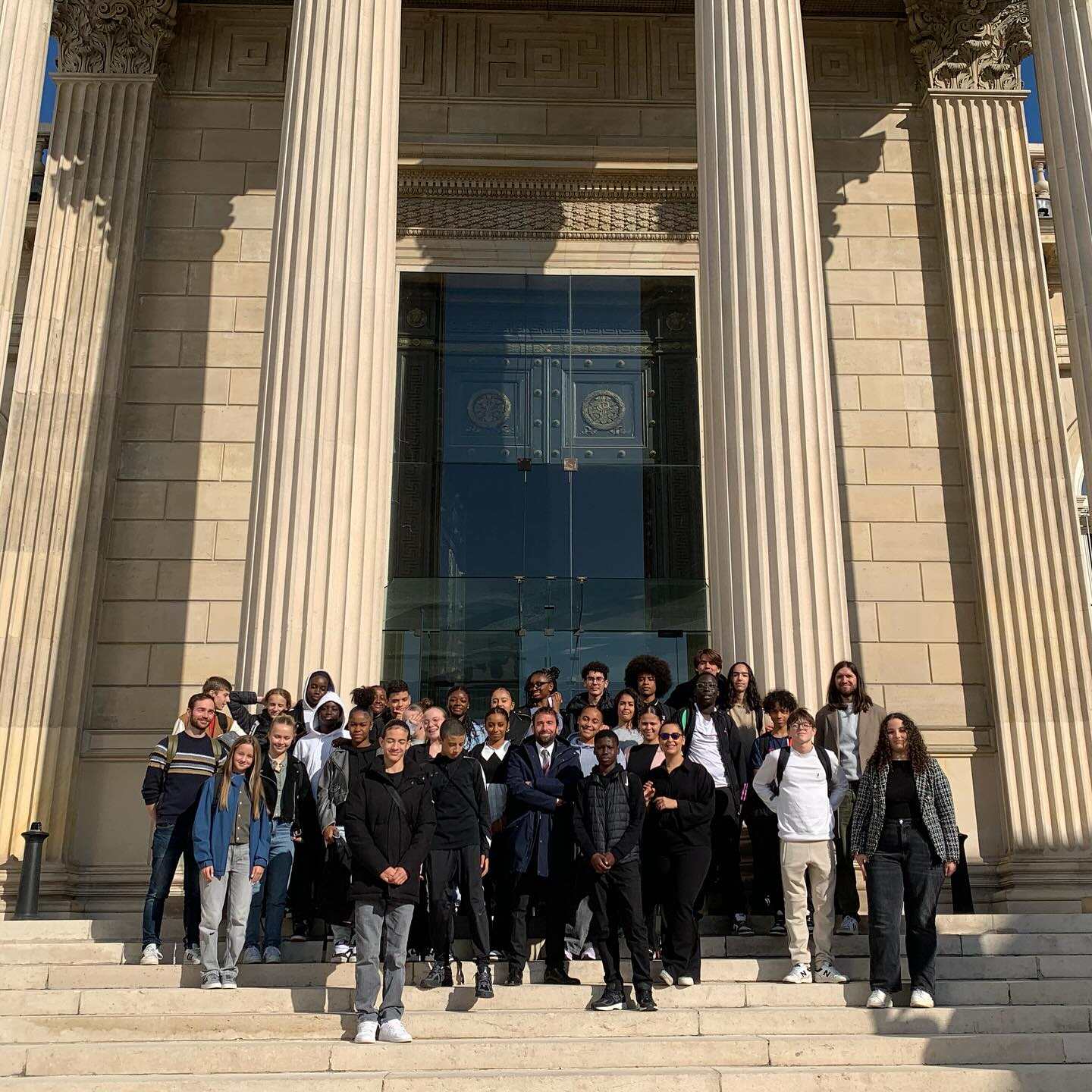 Visite de l’Assemblée, avec les 3èmes du collège Henri Wallon !