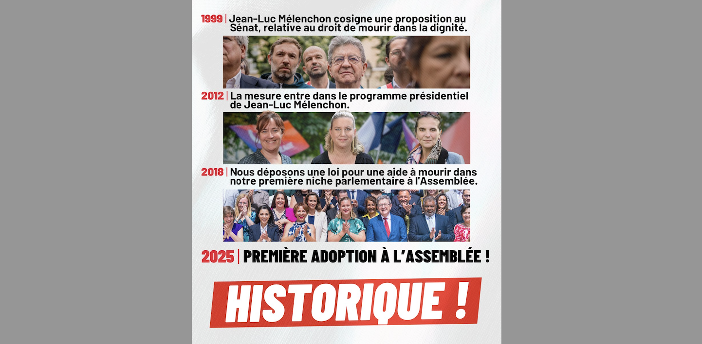 Fin de vie : La France insoumise en première ligne pour le droit de mourir dans la dignité